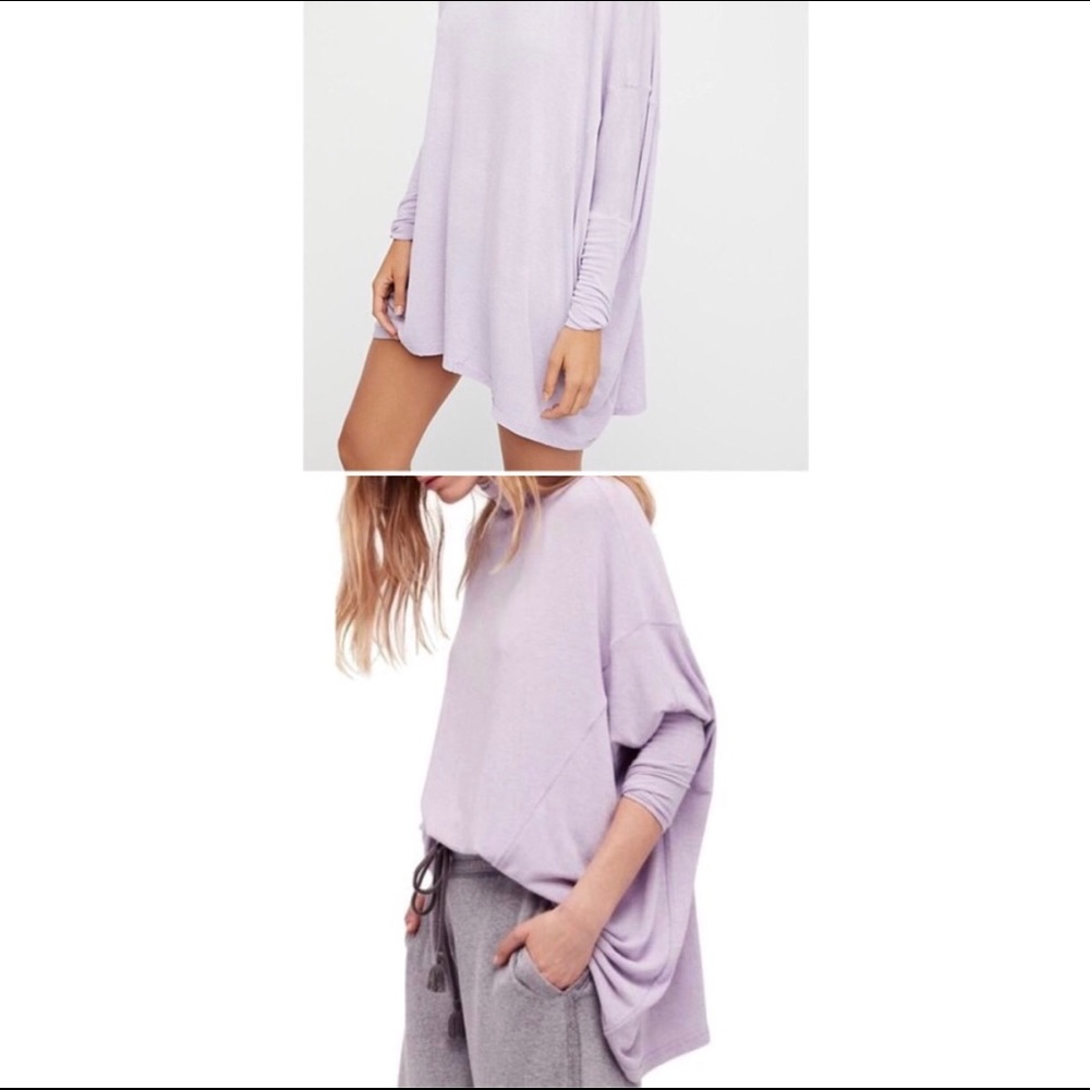 Free people- Lilac Tunic. Worn once. XS